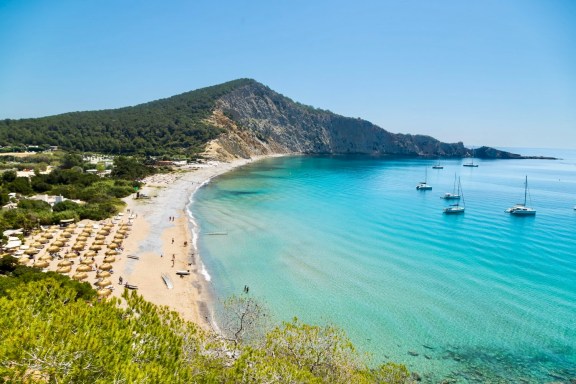 Beach at Cala Jondal, Ibiza