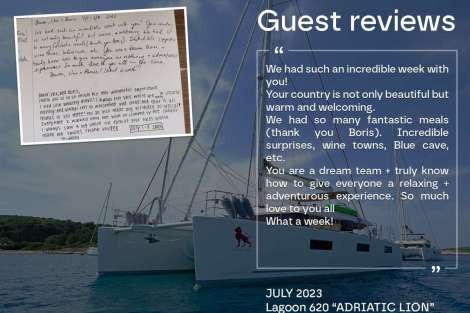 Review img # 16 of the yacht ADRIATIC LION (Lagoon 620)