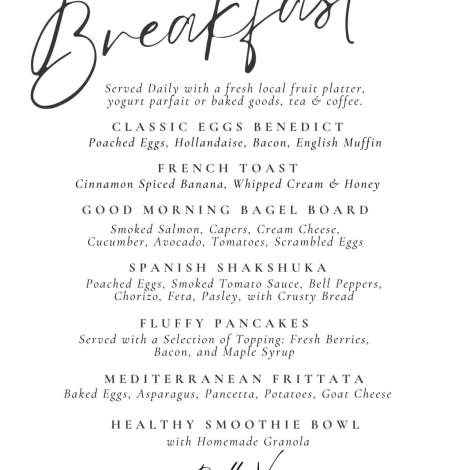 Food onboard BELLE VIE # 1